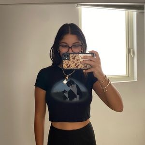 CIDER Black Cat Baby Tee